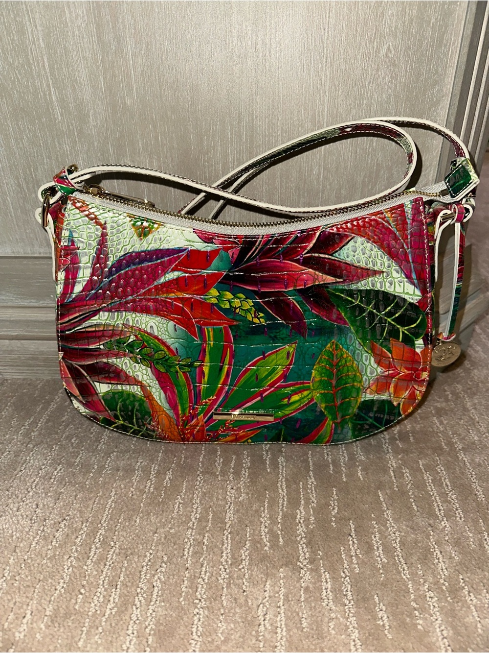 💜🧡 EUC Gorgeous Brahmin Shayna Crossbody in Utopia! 🧡💜